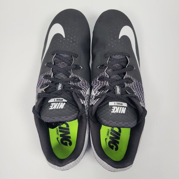 Nike Zoom Rival S Sprint Racing Men's Black Spikes Shoes 806554-011 US Size 11 - Picture 5 of 9